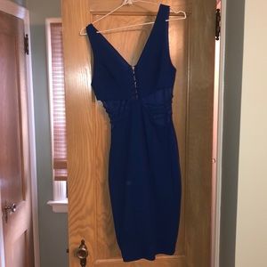 Royal blue dress